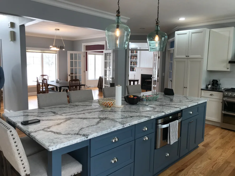 Manlius Kitchen, Dining Area, and Library Renovation by Mark Frateschi Design Build - Photo 16