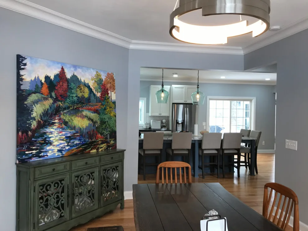 Manlius Kitchen, Dining Area, and Library Renovation by Mark Frateschi Design Build - Photo 4