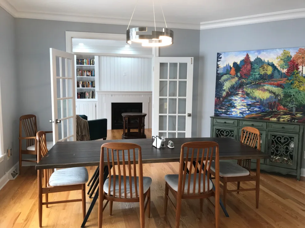 Manlius Kitchen, Dining Area, and Library Renovation by Mark Frateschi Design Build - Photo 11