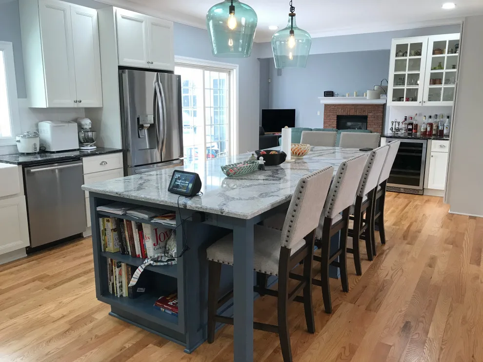 Manlius Kitchen, Dining Area, and Library Renovation by Mark Frateschi Design Build - Photo 2