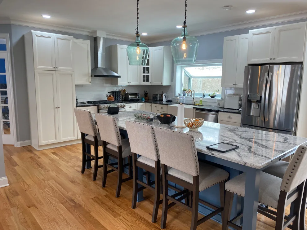 Manlius Kitchen, Dining Area, and Library Renovation by Mark Frateschi Design Build - Photo 8