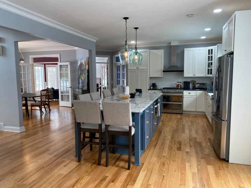 Manlius Kitchen, Dining Area, and Library Renovation by Mark Frateschi Design Build - Photo 10