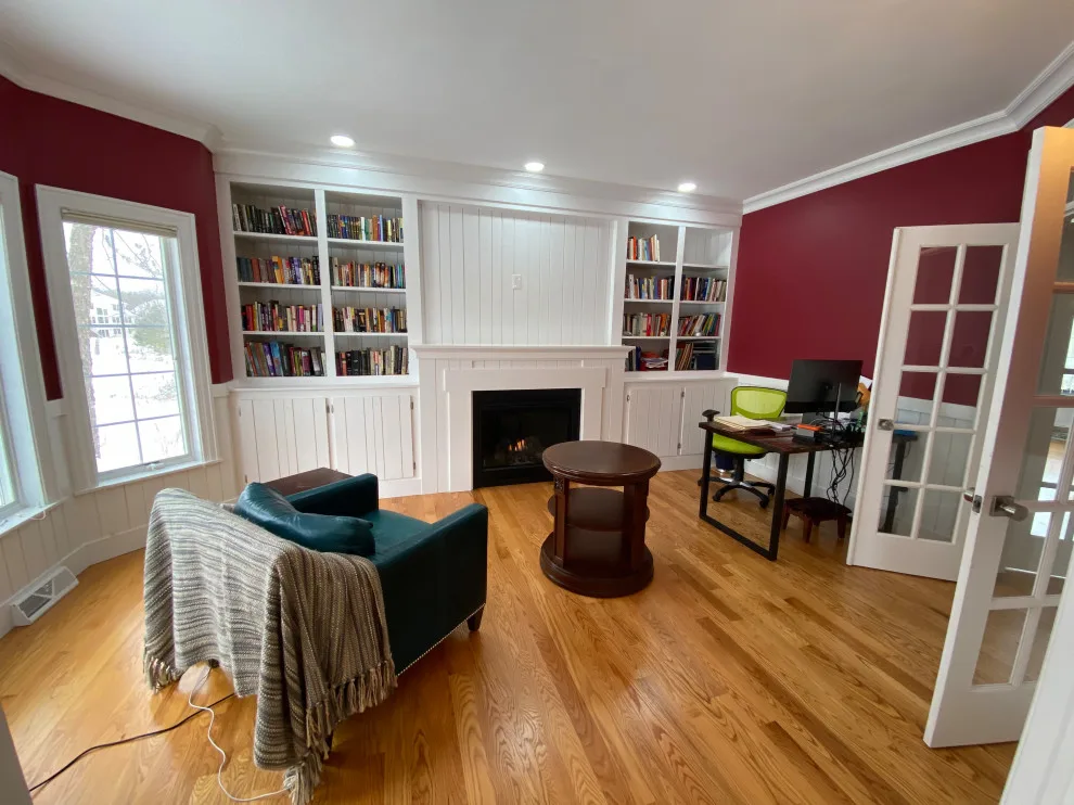 Manlius Kitchen, Dining Area, and Library Renovation by Mark Frateschi Design Build - Photo 17