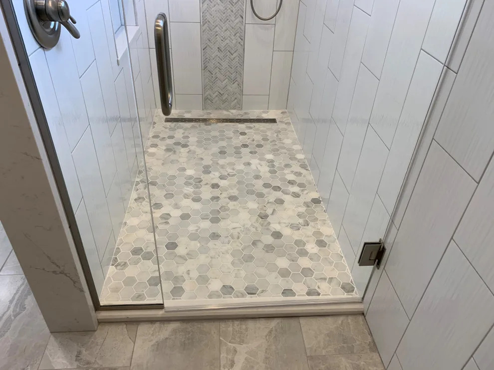 Master bathroom featuring a walk-in shower by All Over IT Renovations - Photo 3