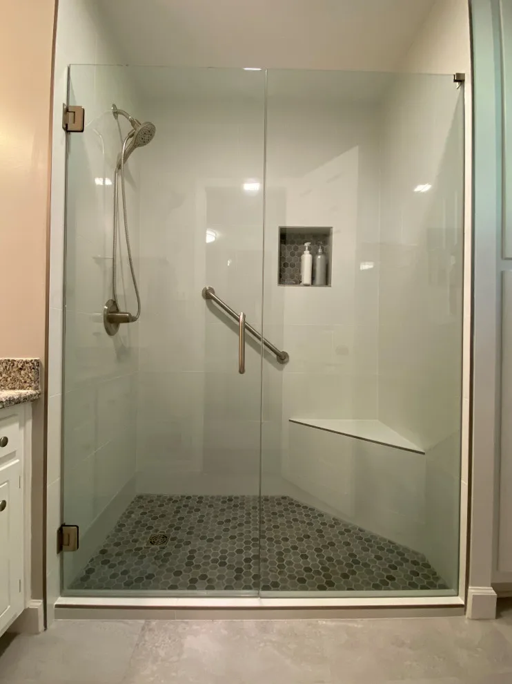 Restroom renovation, shower installations, backsplash updates, and tile work by Carolina Bath LLC - Photo 10