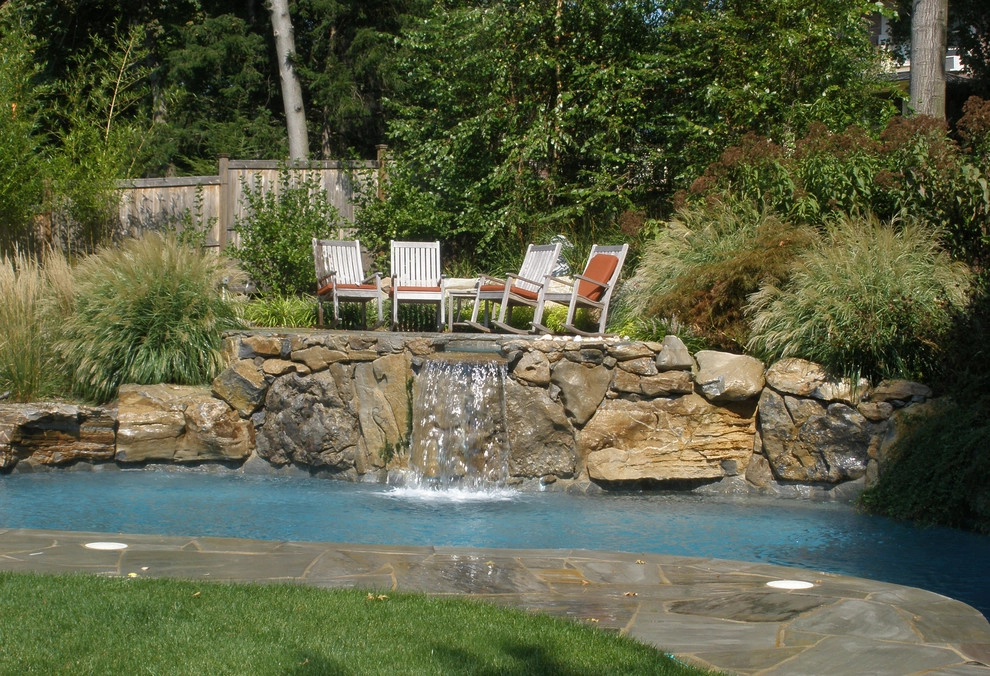 Short Hills Pool,Raised Spa, Landscape by Artisan Landscapes And Pools - Photo 4