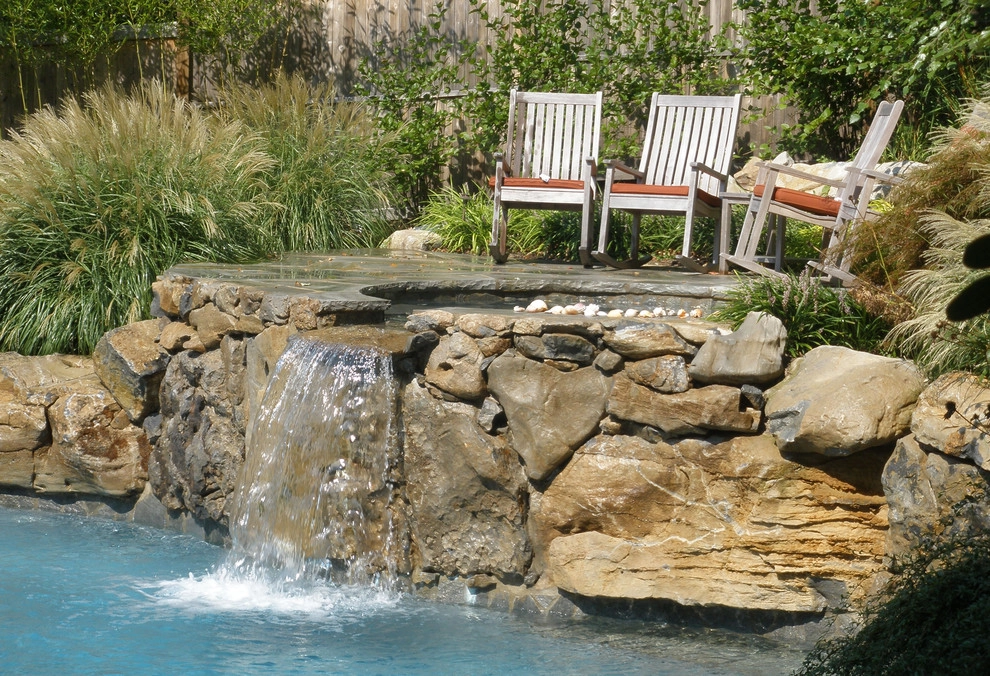 Short Hills Pool,Raised Spa, Landscape by Artisan Landscapes And Pools - Photo 7