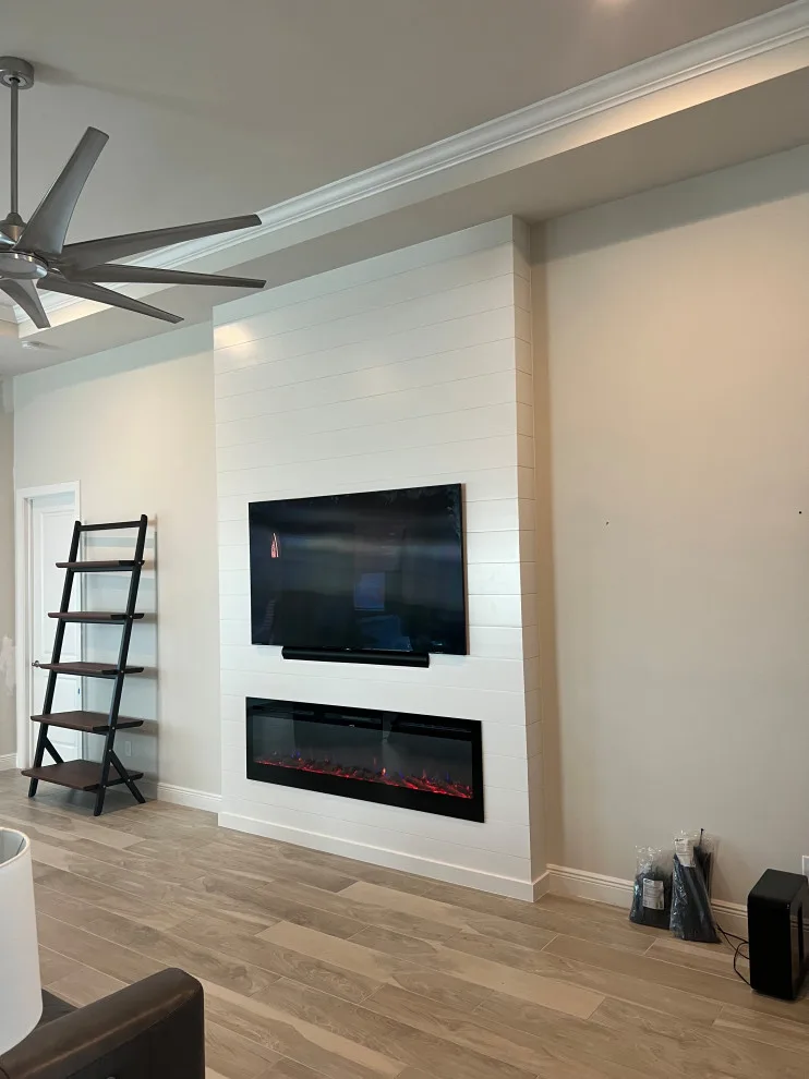 Azure Shiplap Media Unit by Nula Home Remodeling - Photo 3