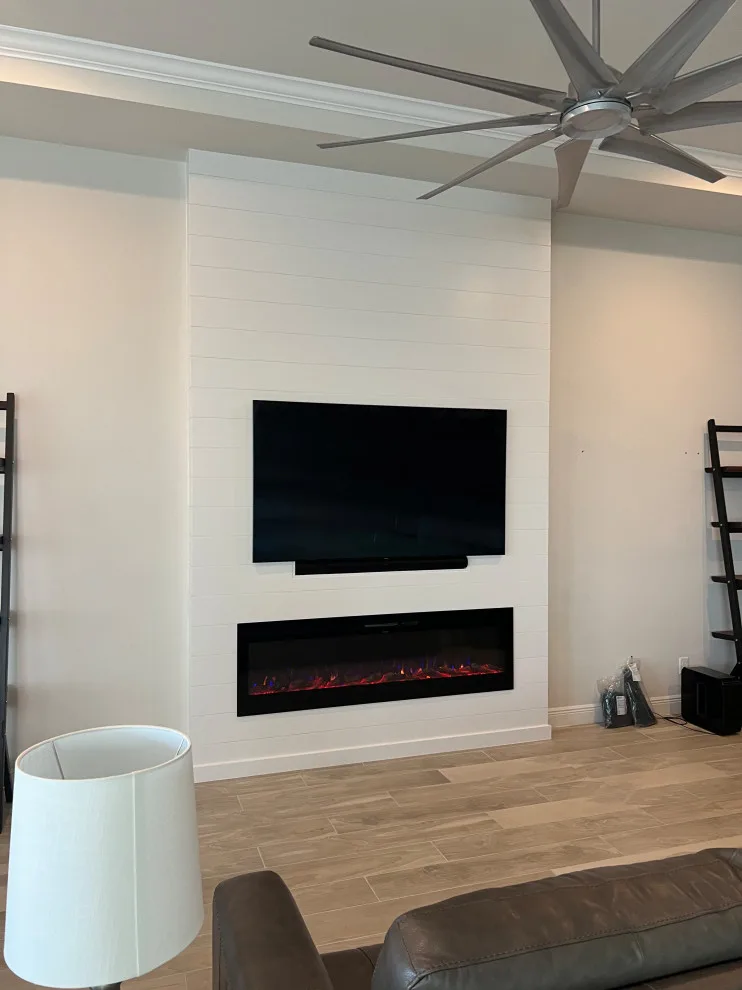 Azure Shiplap Media Unit by Nula Home Remodeling - Photo 2