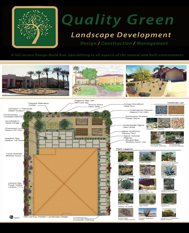 Exterior Desert Landscape by Quality Green Landscaping - Photo 4