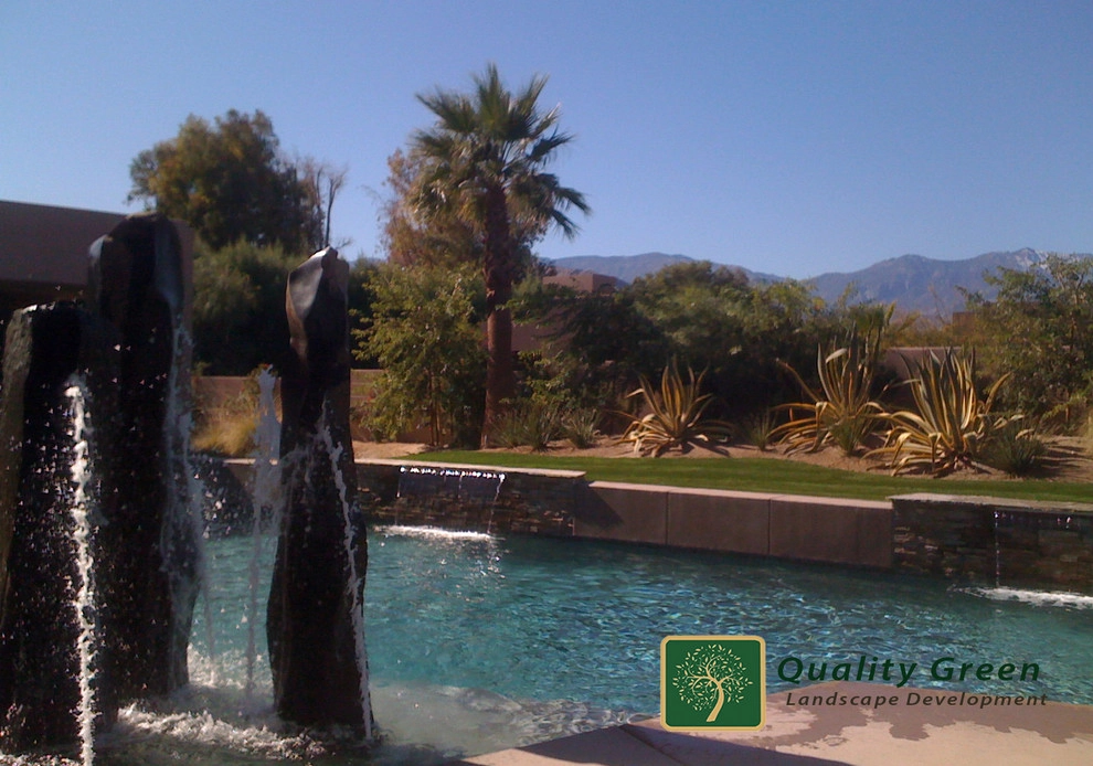 Desert Backyard Retreat by Quality Green Landscaping - Photo 5