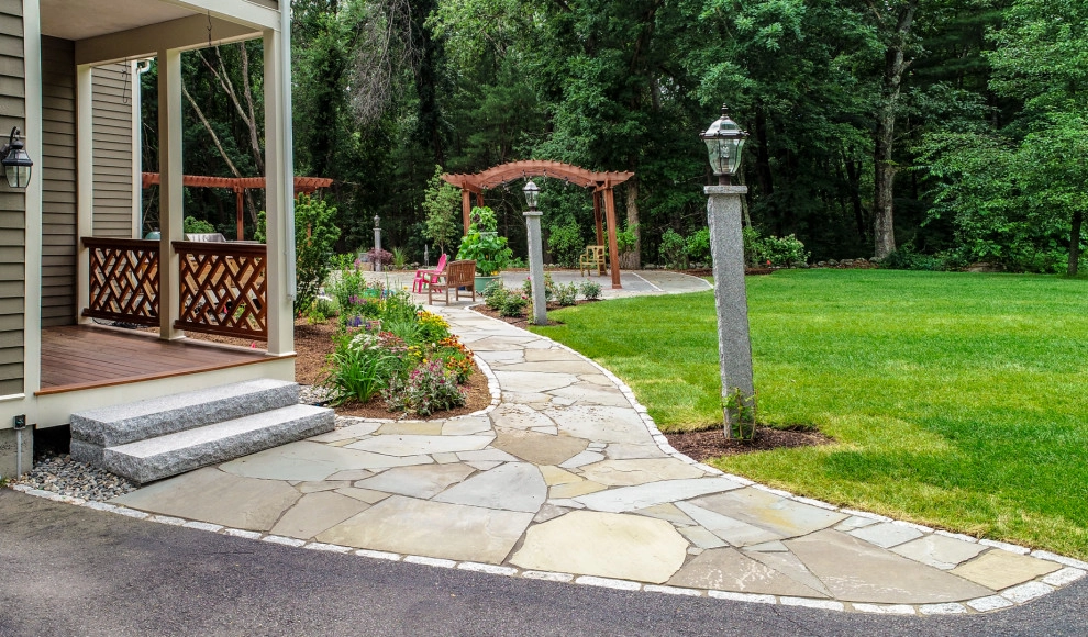 Acton Traditional Outdoor Kitchen by Ralph Williams Landscape Design - Photo 6