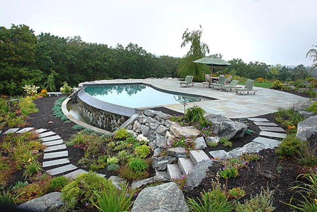 Pool Deck Hardscapes/Paving by Ralph Williams Landscape Design - Photo 2