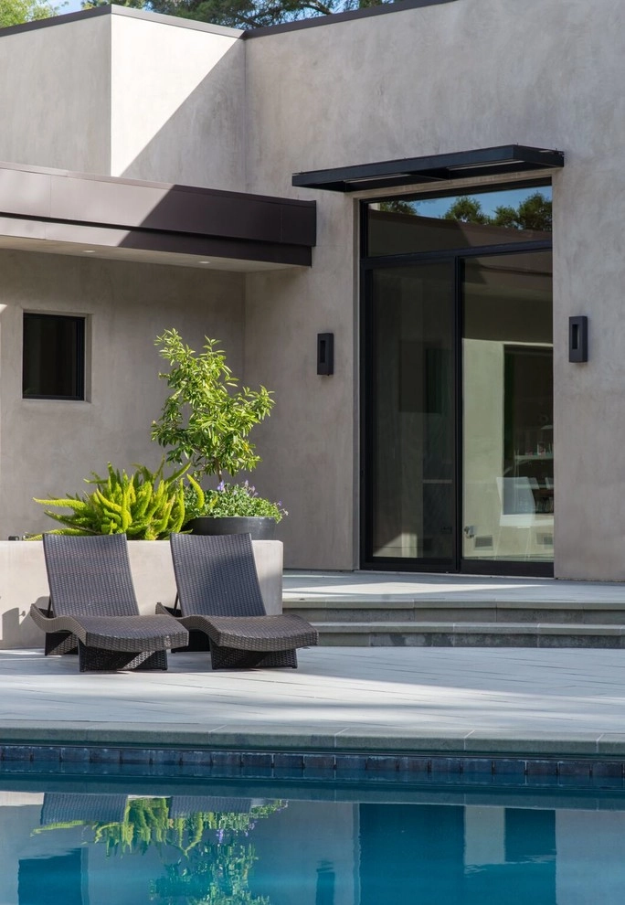 Contemporary Los Altos Hills Custom Home by Randy Thueme Design Inc. - Landscape Architecture - Photo 15