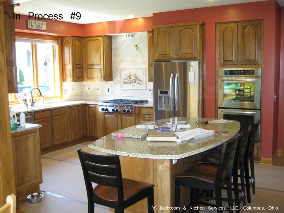 Kitchen Island and Cooktop Renovation by Bathroom And Kitchen Services, LLC - Photo 4
