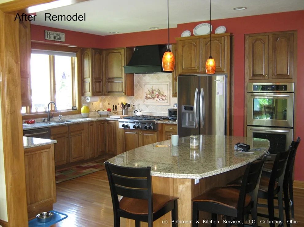 Kitchen Island and Cooktop Renovation by Bathroom And Kitchen Services, LLC - Photo 2