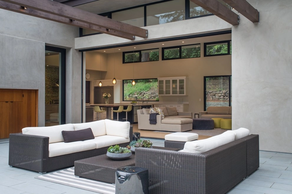 Contemporary Los Altos Hills Custom Home by Randy Thueme Design Inc. - Landscape Architecture - Photo 12