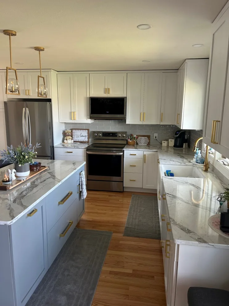 Two-Tone Cabinets Kitchen Renovation Completed by Kitchen Solvers Of Eau Claire - Photo 4