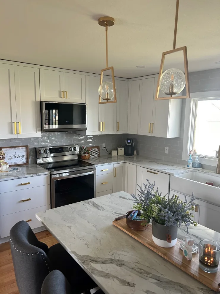Two-Tone Cabinets Kitchen Renovation Completed by Kitchen Solvers Of Eau Claire - Photo 3