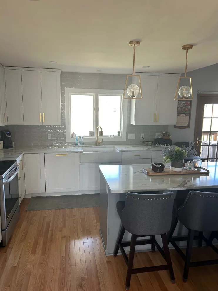 Two-Tone Cabinets Kitchen Renovation Completed by Kitchen Solvers Of Eau Claire - Photo 6