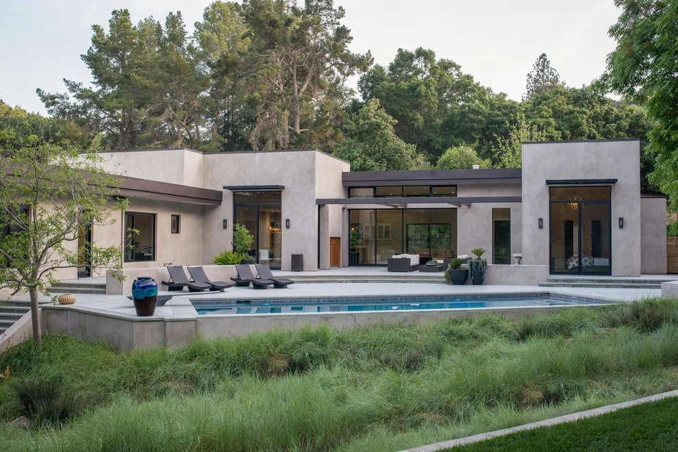 Contemporary Los Altos Hills Custom Home by Randy Thueme Design Inc. - Landscape Architecture - Photo 5