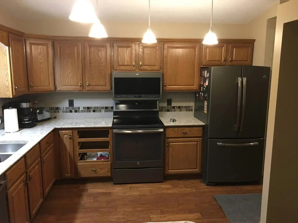 Cherry Door Kitchen Update in Beautiful Shaker Style by Kitchen Solvers Of Oklahoma City - Photo 4