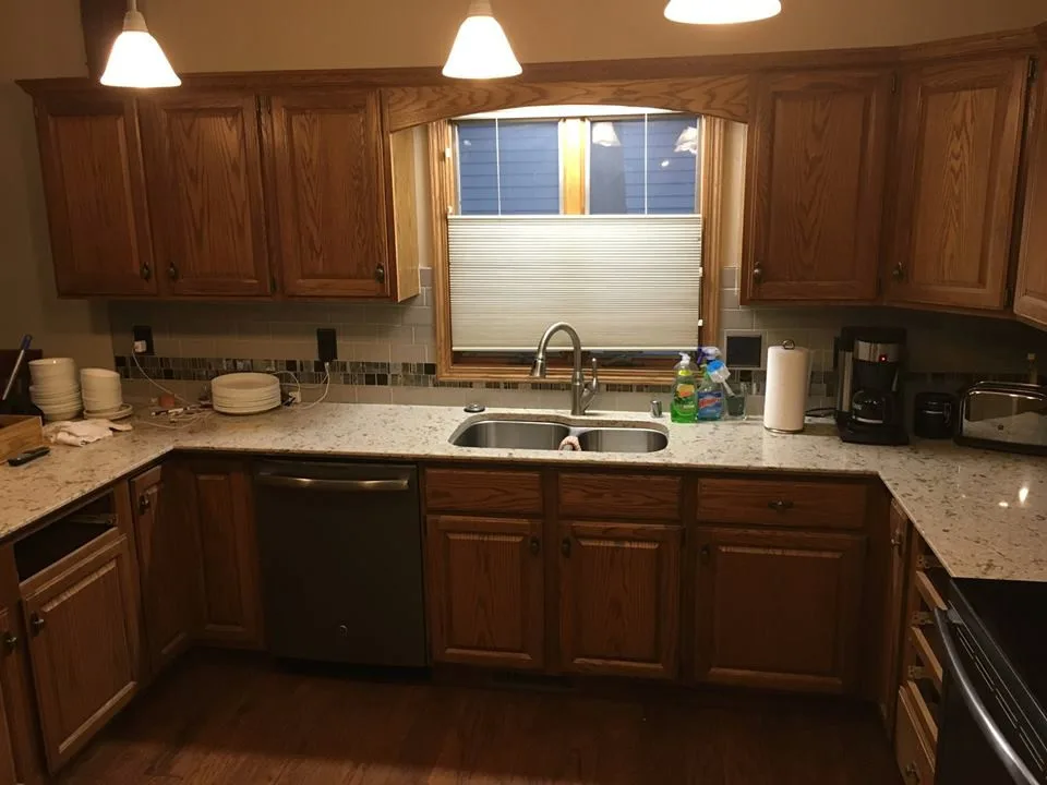 Cherry Door Kitchen Update in Beautiful Shaker Style by Kitchen Solvers Of Oklahoma City - Photo 6