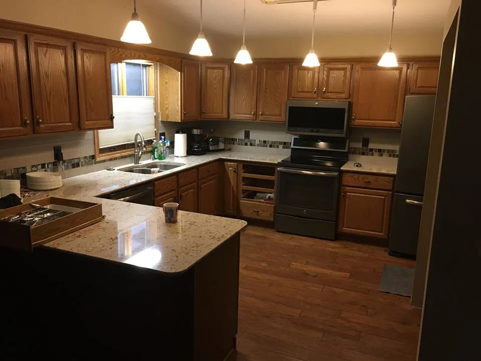 Cherry Door Kitchen Update in Beautiful Shaker Style by Kitchen Solvers Of Oklahoma City - Photo 2