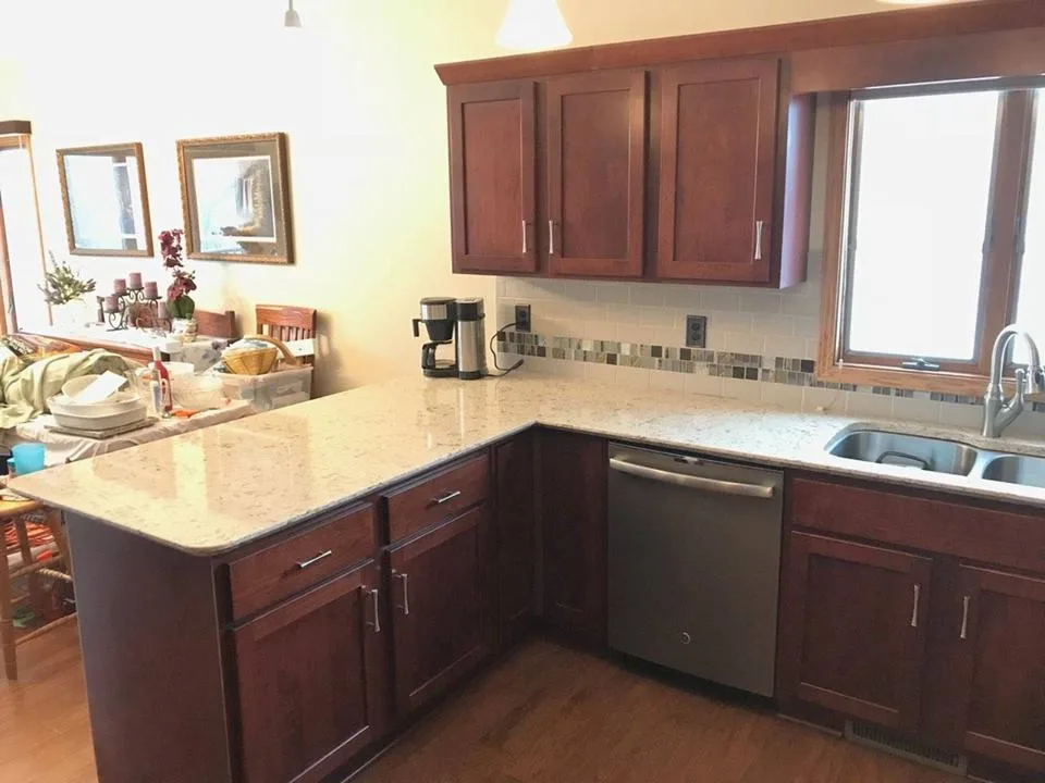 Cherry Door Kitchen Update in Beautiful Shaker Style by Kitchen Solvers Of Oklahoma City - Photo 7
