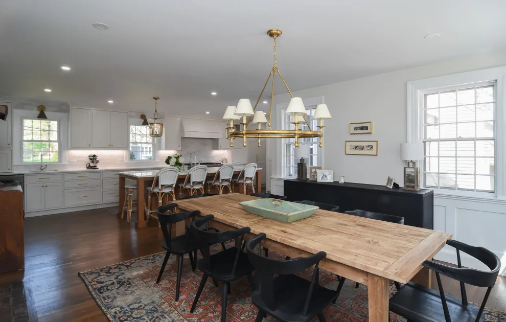 White Oak Island in a Transitional Kitchen by Taylor Made Cabinets, Leominster MA - Photo 15