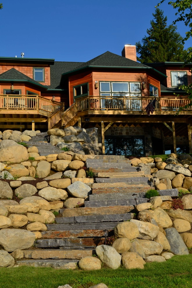 Lake Home with Boulder Walls by Redbud Development - Photo 2