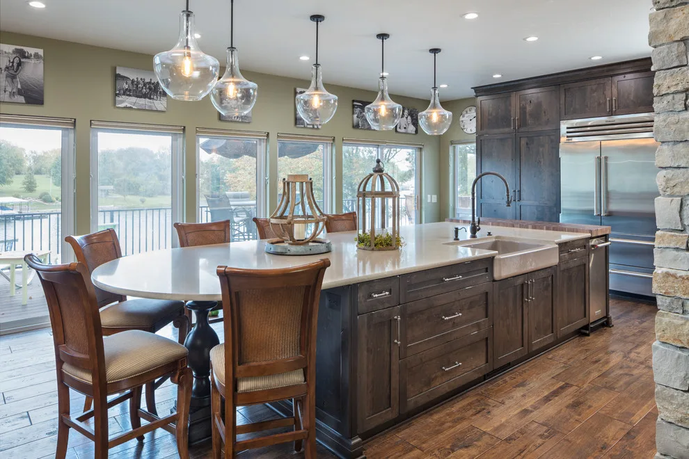 Rustic Kitchen at Lake Viking by Kitchen Studio: Kansas City - Photo 5