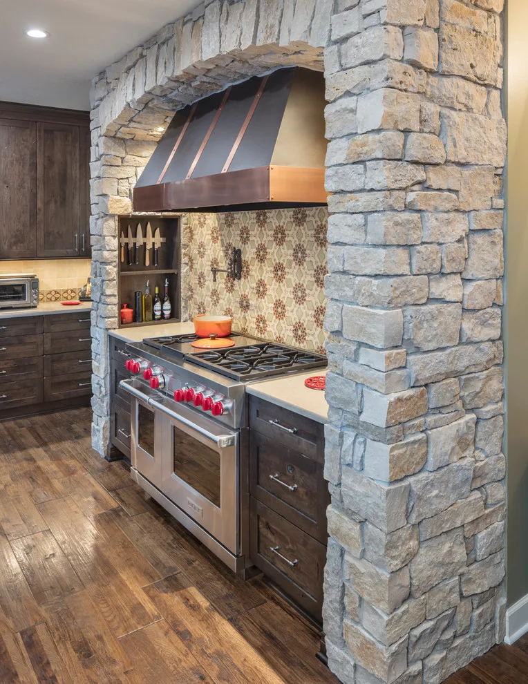 Rustic Kitchen at Lake Viking by Kitchen Studio: Kansas City - Photo 4