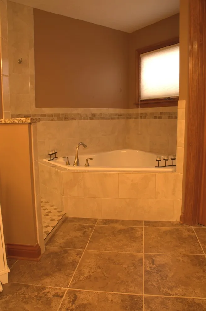 Opulent Doorless Walk-in Shower by Bathroom And Kitchen Services, LLC - Photo 2