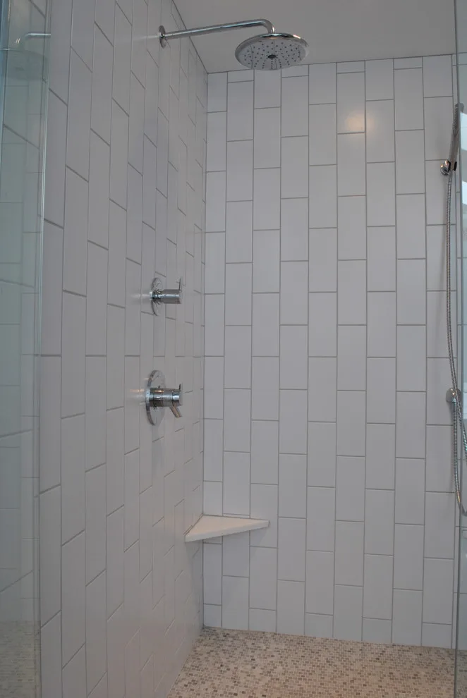 Carmel IN Master Bathroom - Spring 2013 - Contemporary by The HomeWright, LLC - Photo 2