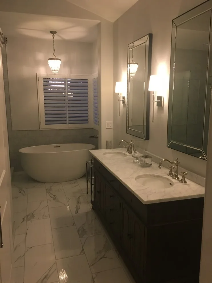 Murrieta Master Bathroom by Stonecrest Custom Homes, Inc. - Photo 5
