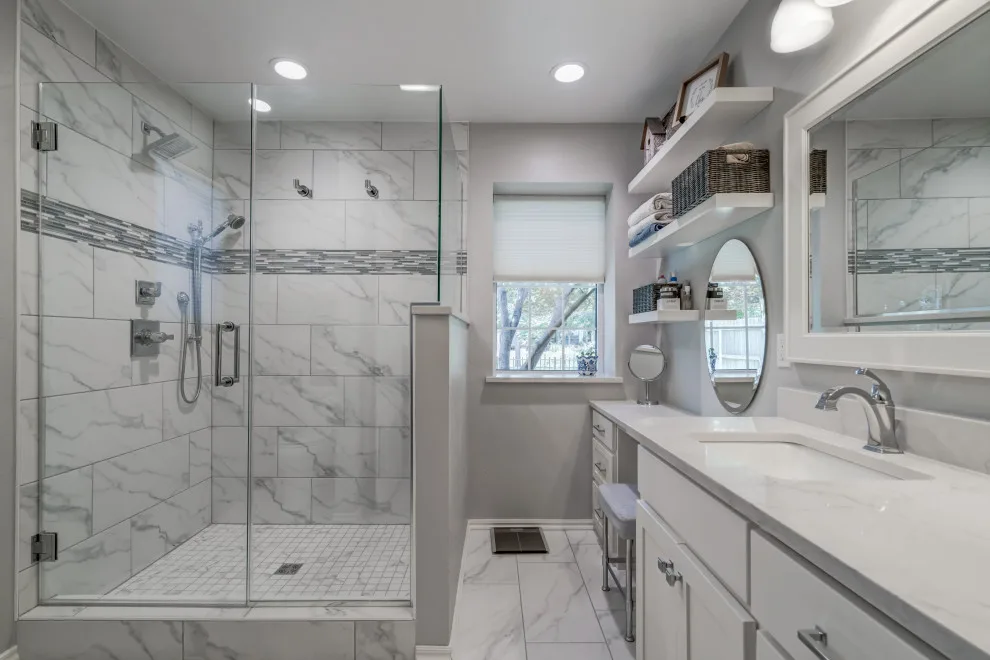 Master Bath Update Without Tub by Heritage Renovations - Photo 2