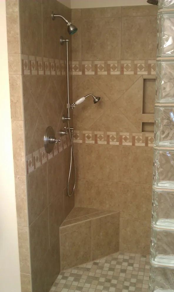 Glass Block Master Bathroom by Red Letters Enterprises, Inc. - Photo 5