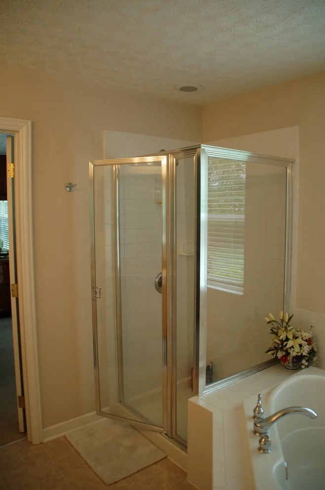 Spacious Neo Angle Shower in Master Bathroom by Bathroom And Kitchen Services, LLC - Photo 3