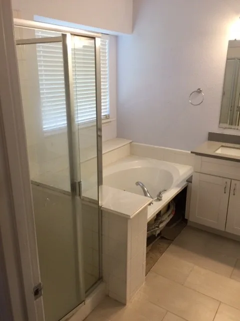 Bathroom Shower Transformation and Storage Optimization by Redoux, LLC. - Photo 2