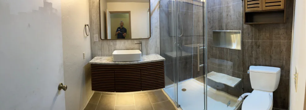 Contemporary Bathroom Renovation and Redesign by Integrity Home Renovators Of Oklahoma - Photo 12