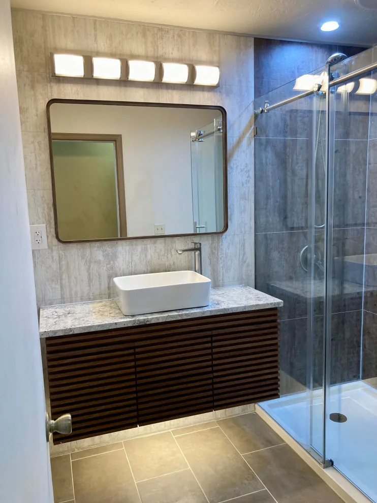 Contemporary Bathroom Renovation and Redesign by Integrity Home Renovators Of Oklahoma - Photo 18