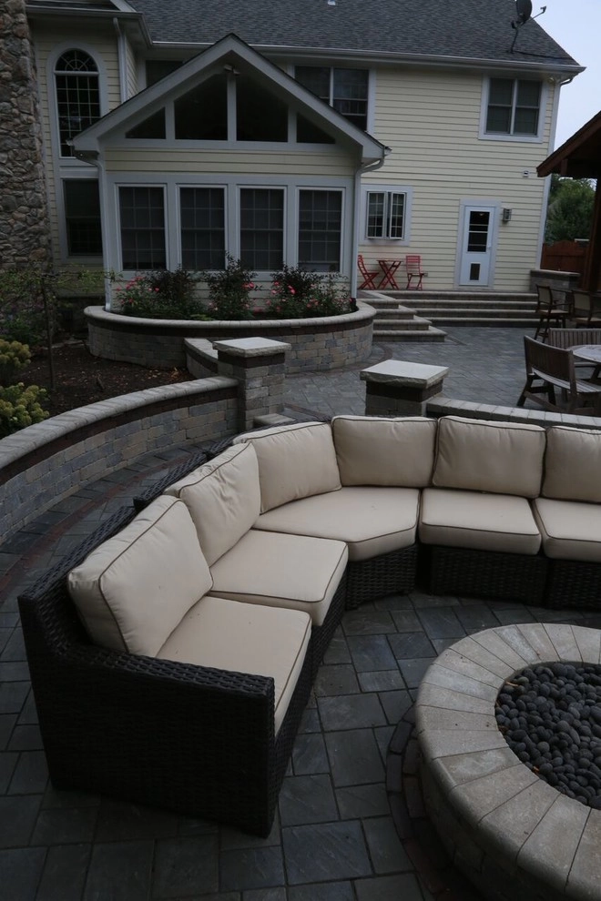 Complete Outdoor Living Space: Kitchen, Firepit, Lounge by Ricci's Landscape Management - Photo 17