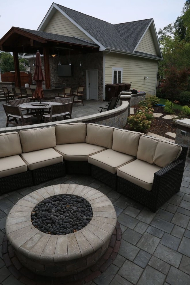 Complete Outdoor Living Space: Kitchen, Firepit, Lounge by Ricci's Landscape Management - Photo 24