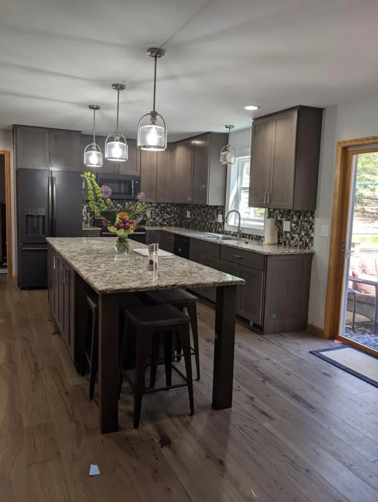 Contemporary Kitchen Renovation Featuring Custom Cabinets by Kitchen Solvers Of Eau Claire - Photo 5