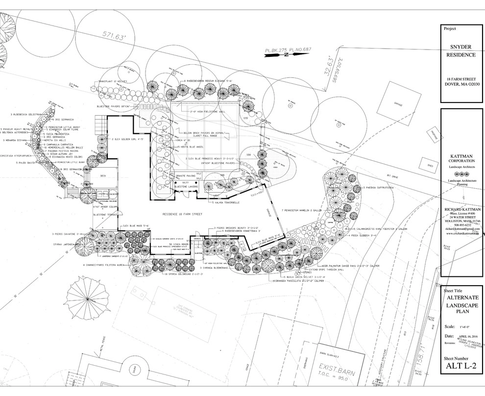 Snyder Residence Dover MA by Richard Kattman Landscape Architecture - Photo 8