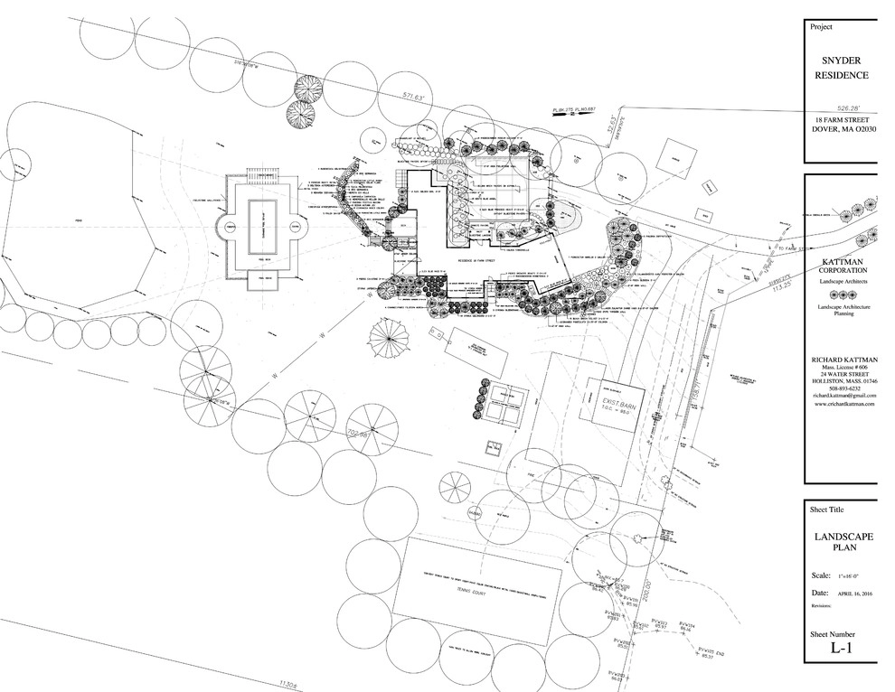 Snyder Residence Dover MA by Richard Kattman Landscape Architecture - Photo 6