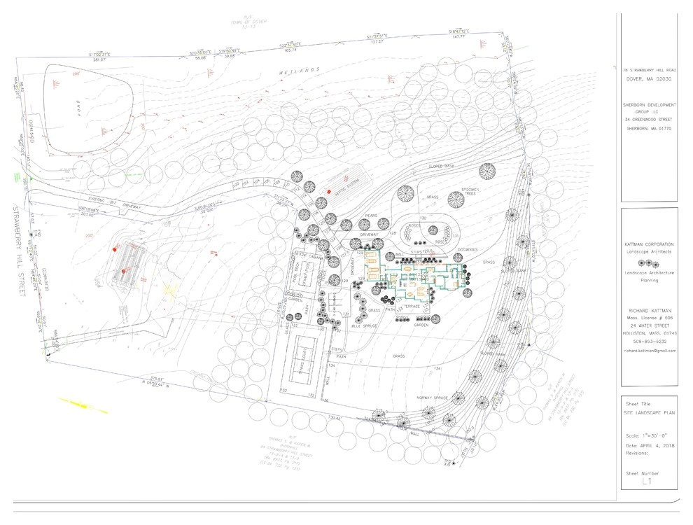 Strawberry Hill Road, Dover MA by Richard Kattman Landscape Architecture - Photo 2
