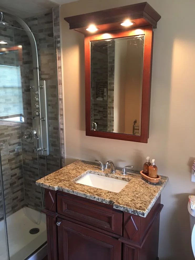 Modern Bathroom Makeover in New Brunswick by Len's Remodeling And Contracting Services - Photo 3