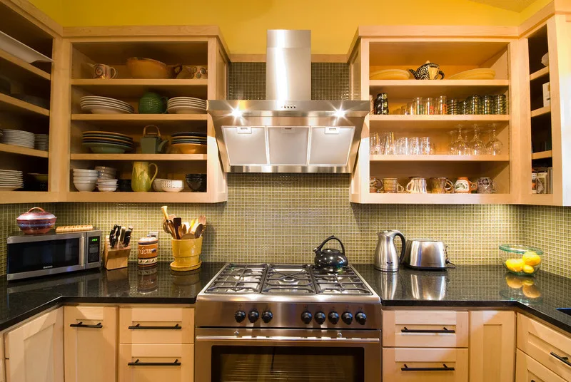 Contemporary Kitchen - Universal Open Shelving by New Creations Custom Kitchen And Bath - Photo 2